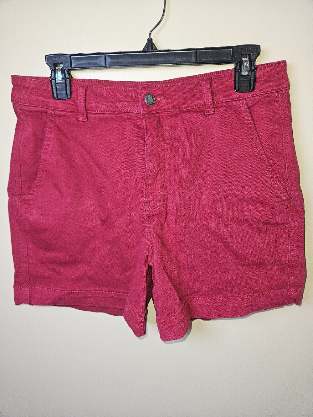Judy Blue Red Heart Pocket Summer Jean Shorts Large Casual
